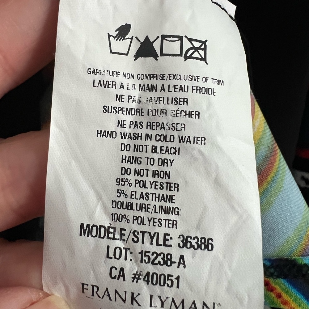 Frank Lyman Sleeveless Multi Colored Dress - Picture 12 of 12